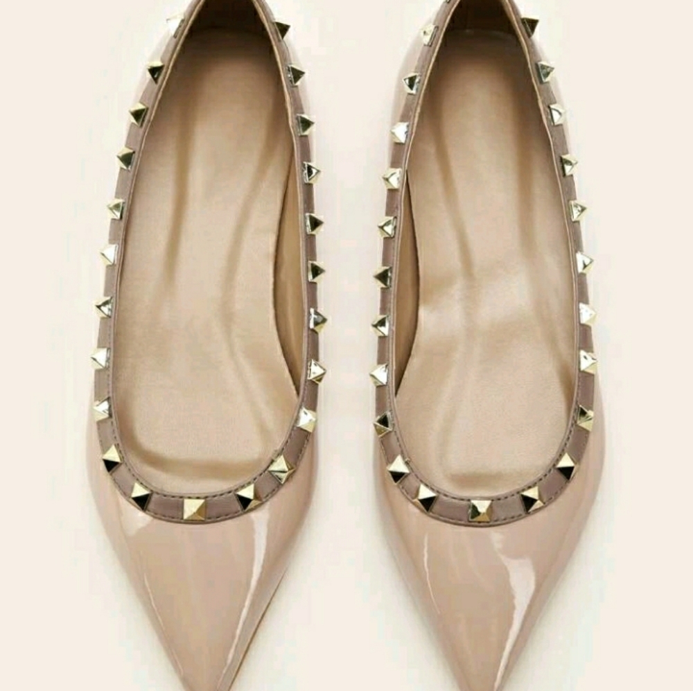 Studded Decor Flats